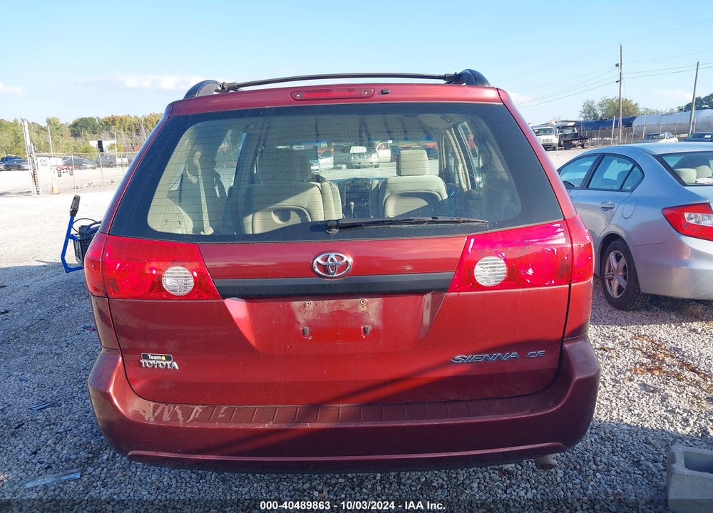 2006 TOYOTA SIENNA CE VIN: 5TDZA23C06S492525