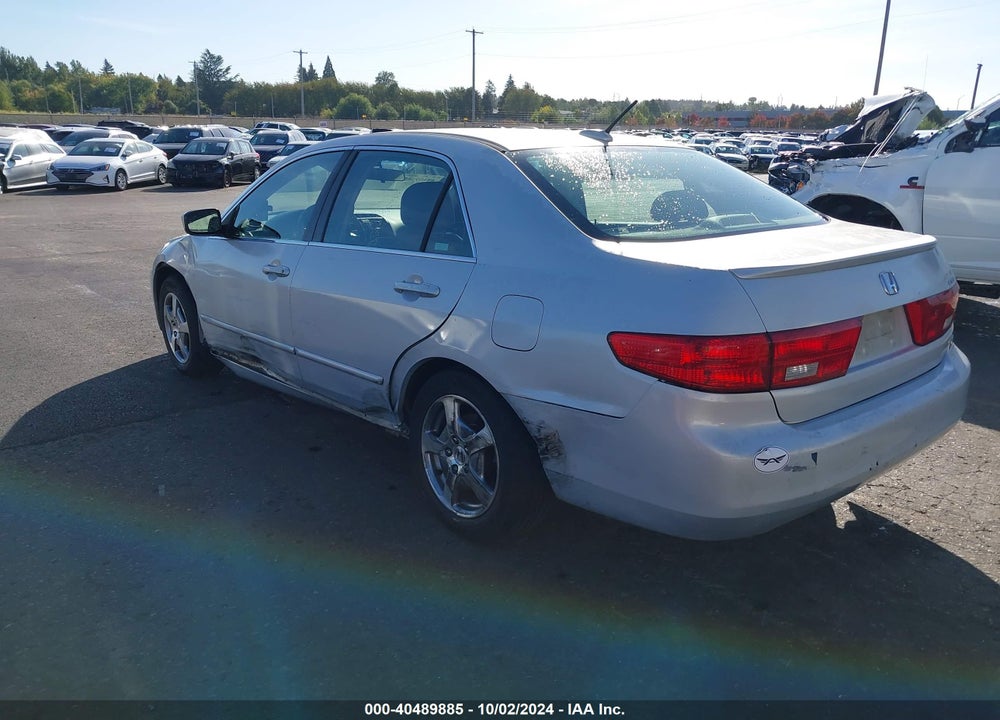 2005 HONDA ACCORD HYBRID IMA VIN: JHMCN36595C007472