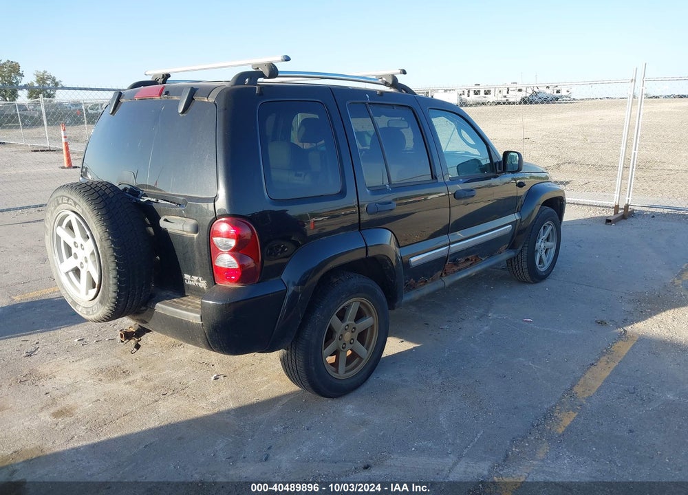 2005 JEEP LIBERTY LIMITED EDITION VIN: 1J4GL58K05W567879