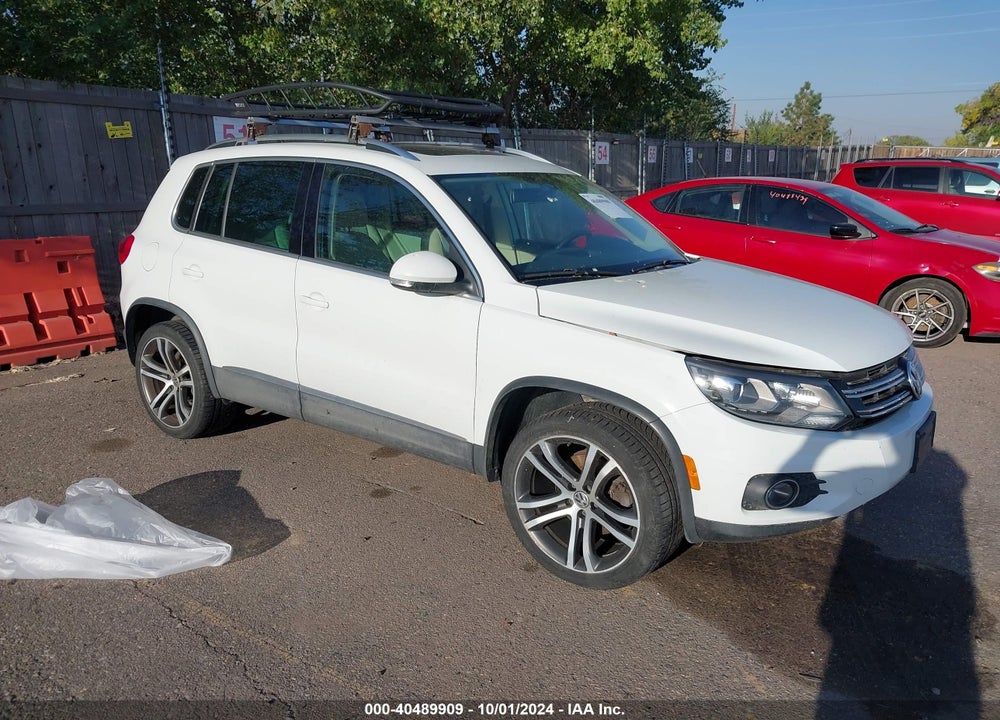 2017 VOLKSWAGEN TIGUAN 2.0T SEL VIN: WVGWV7AX3HW506183