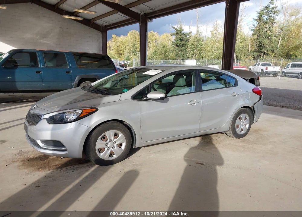 2016 KIA FORTE LX VIN: KNAFK4A63G5554478
