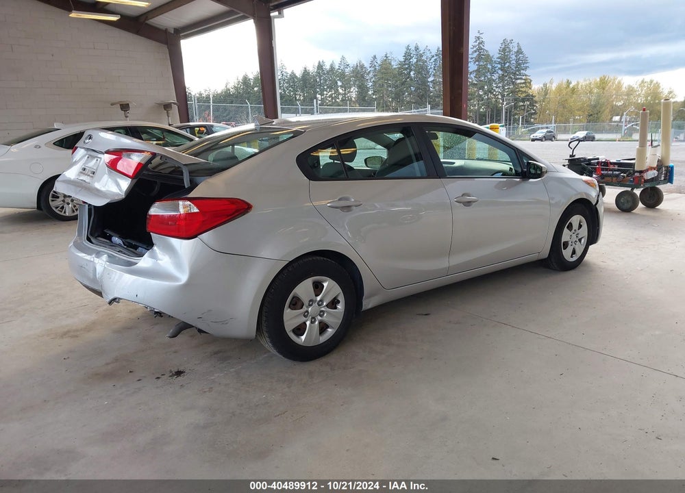 2016 KIA FORTE LX VIN: KNAFK4A63G5554478