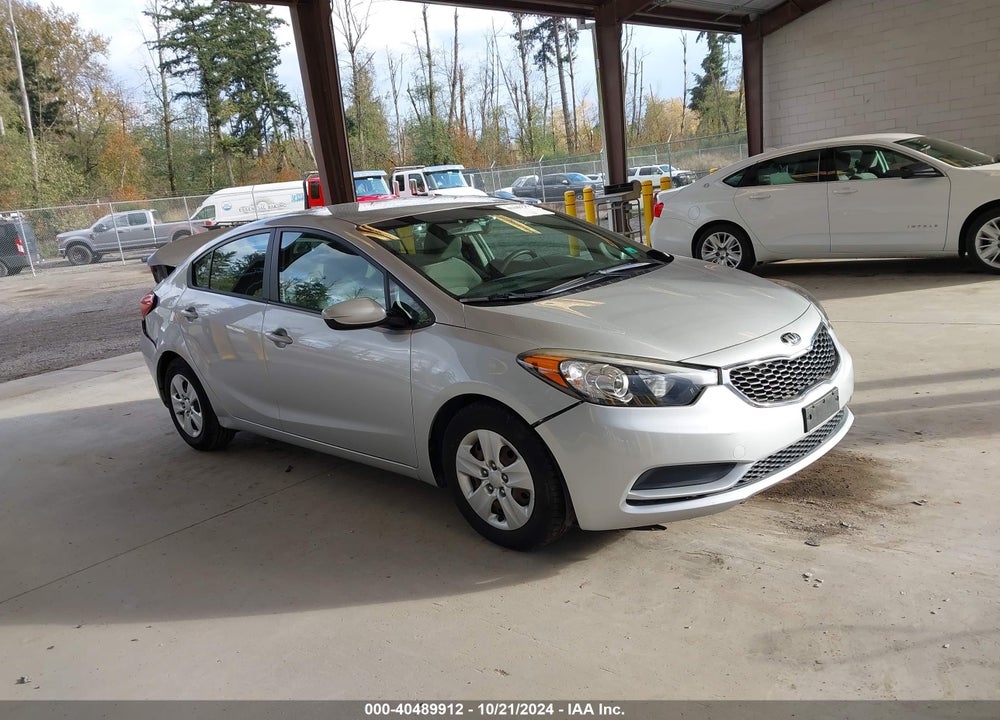 2016 KIA FORTE LX VIN: KNAFK4A63G5554478
