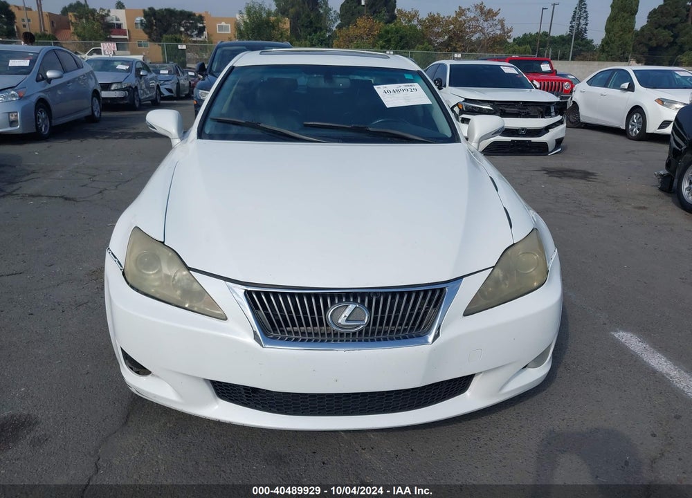 2010 LEXUS IS 350 VIN: JTHBE5C26A5024732
