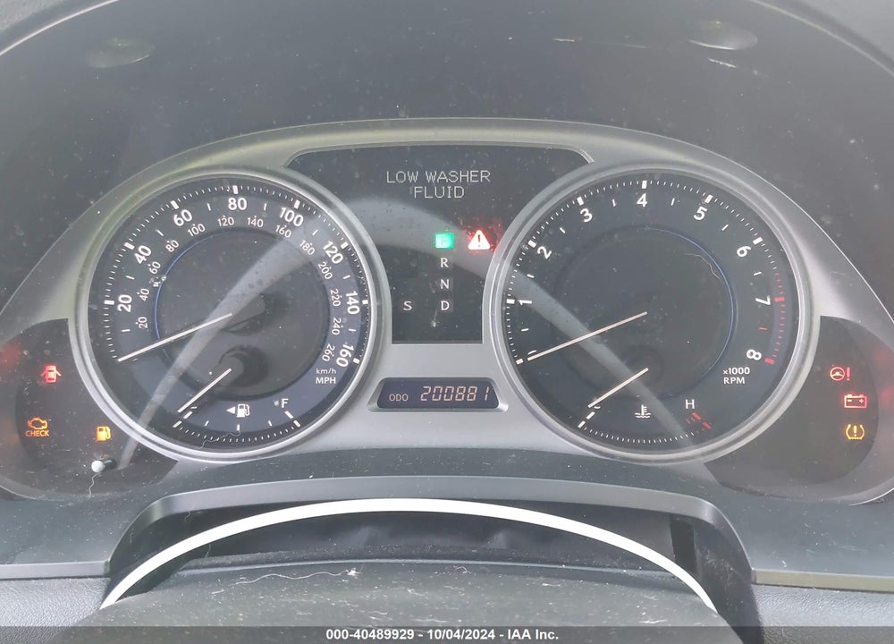2010 LEXUS IS 350 VIN: JTHBE5C26A5024732