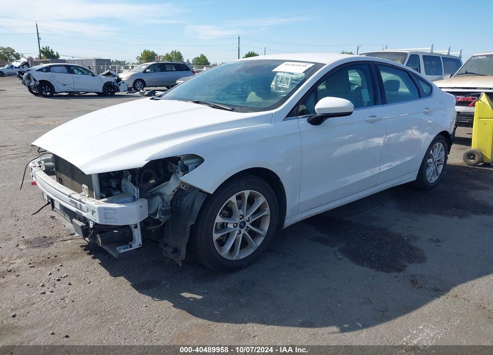 2019 FORD FUSION SE VIN: 3FA6P0HD7KR216644