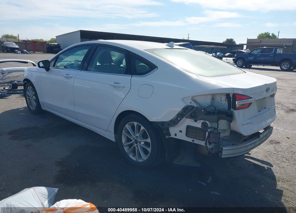 2019 FORD FUSION SE VIN: 3FA6P0HD7KR216644