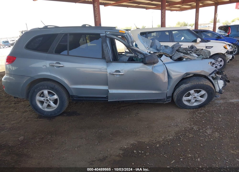 2007 HYUNDAI SANTA FE GLS VIN: 5NMSG13D77H095661