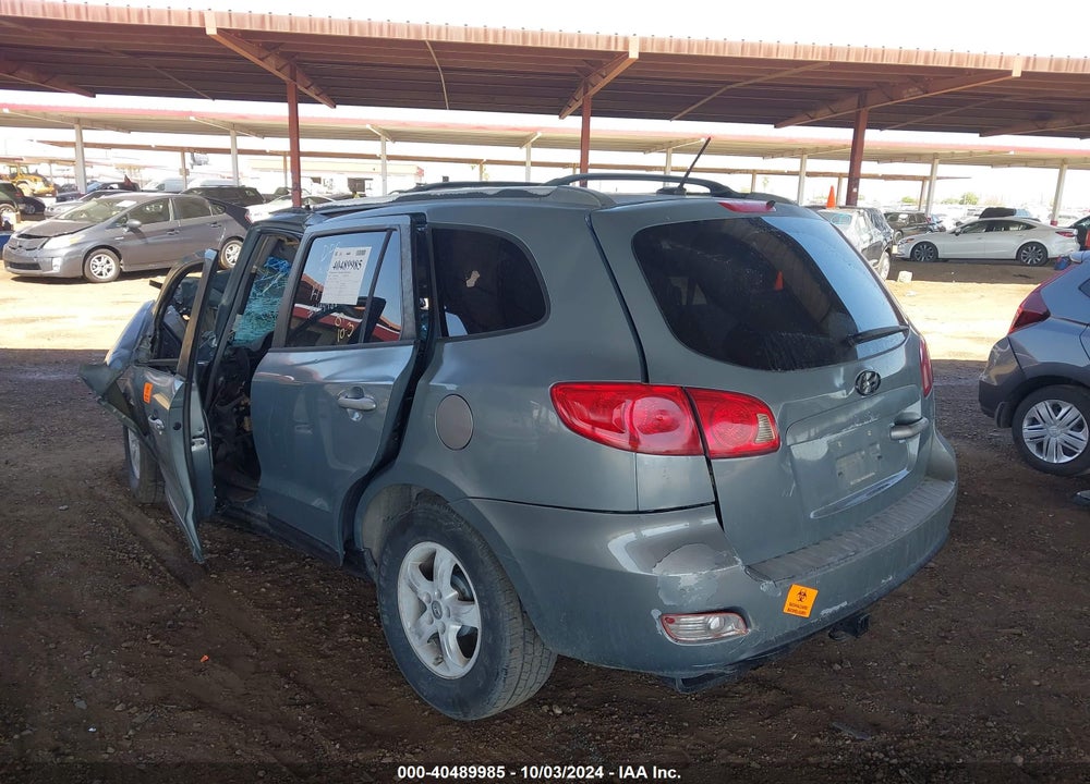2007 HYUNDAI SANTA FE GLS VIN: 5NMSG13D77H095661