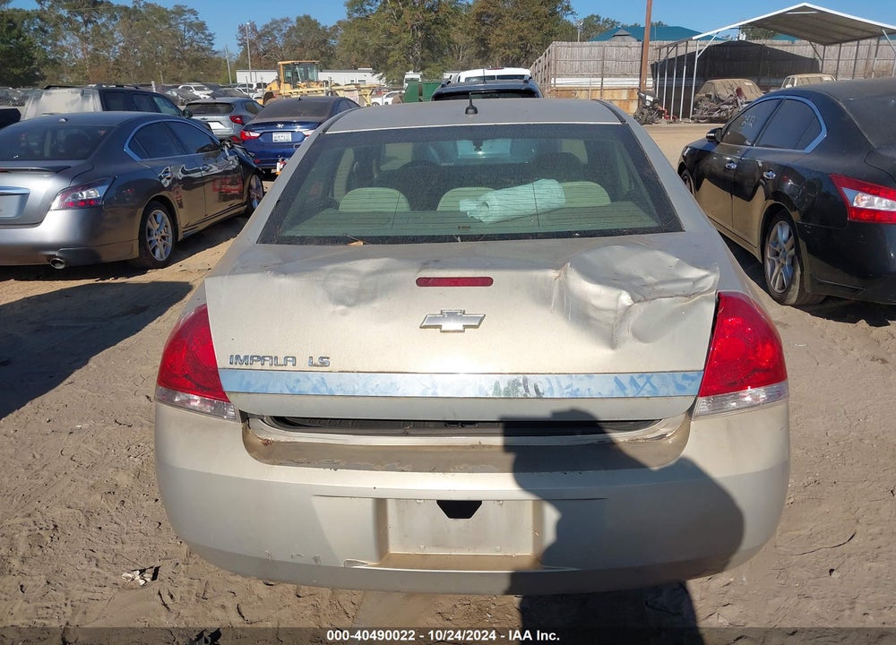 2008 CHEVROLET IMPALA LS VIN: 2G1WB58N889266619