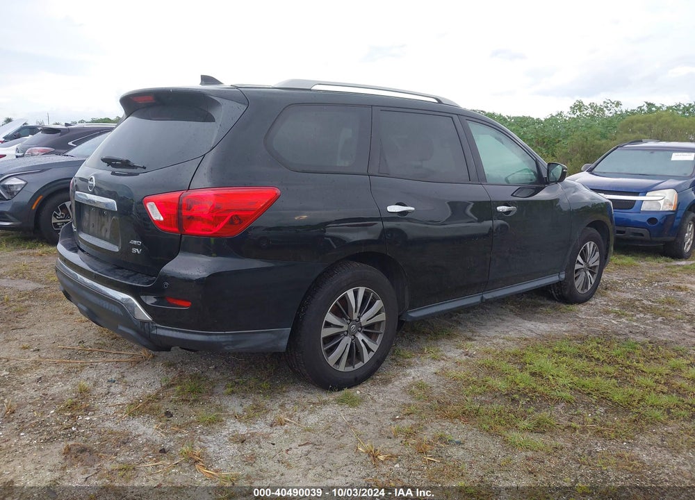 2019 PATHFINDER NISSAN  SV VIN: 5N1DR2MM9KC578529