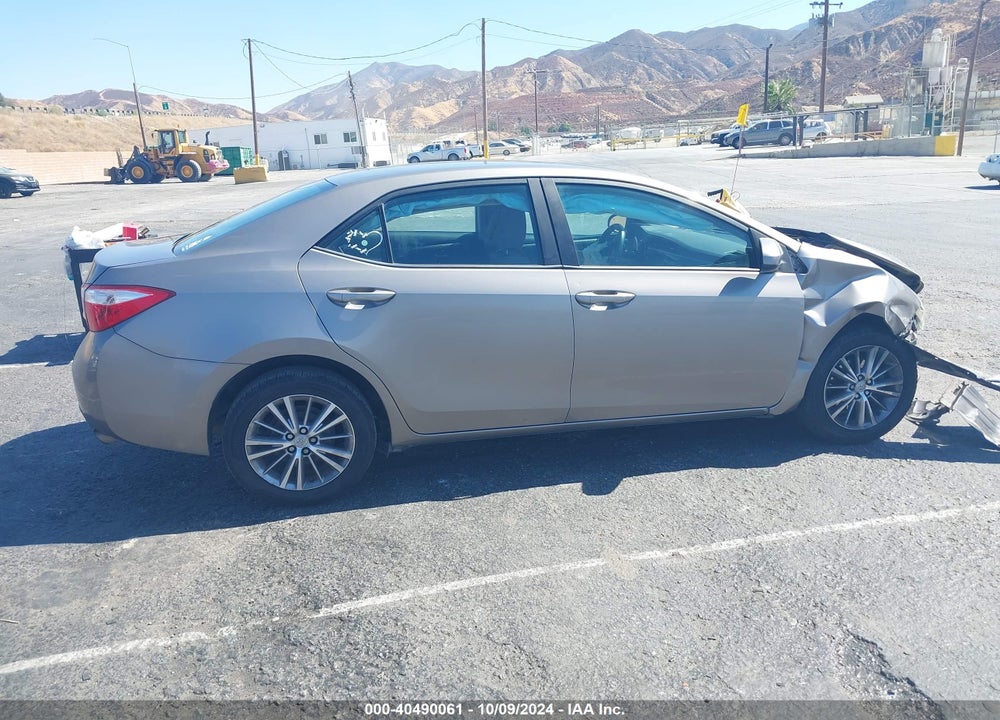 2014 TOYOTA COROLLA LE PLUS VIN: 5YFBURHE6EP019764