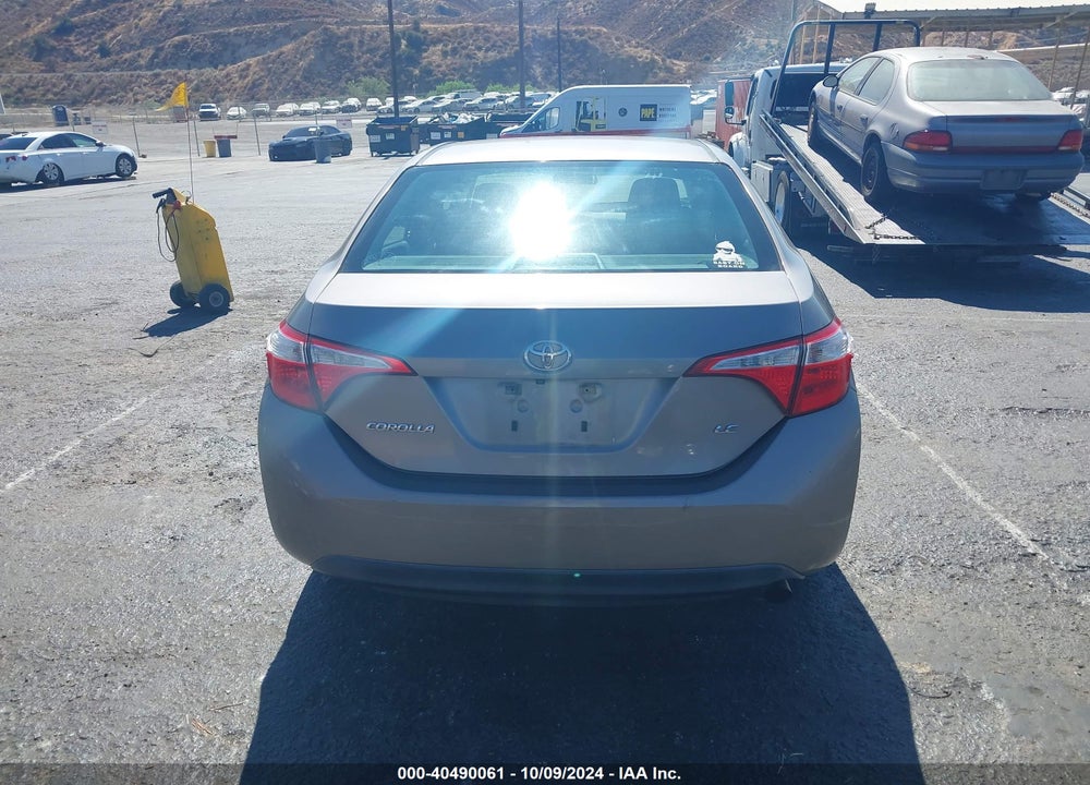 2014 TOYOTA COROLLA LE PLUS VIN: 5YFBURHE6EP019764