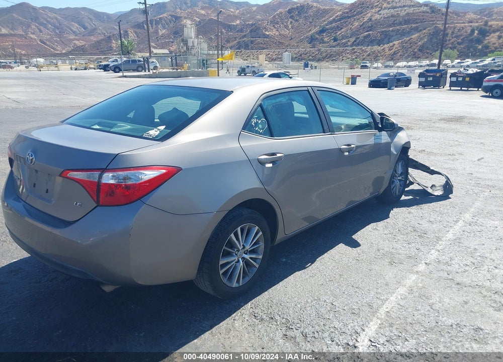 2014 TOYOTA COROLLA LE PLUS VIN: 5YFBURHE6EP019764