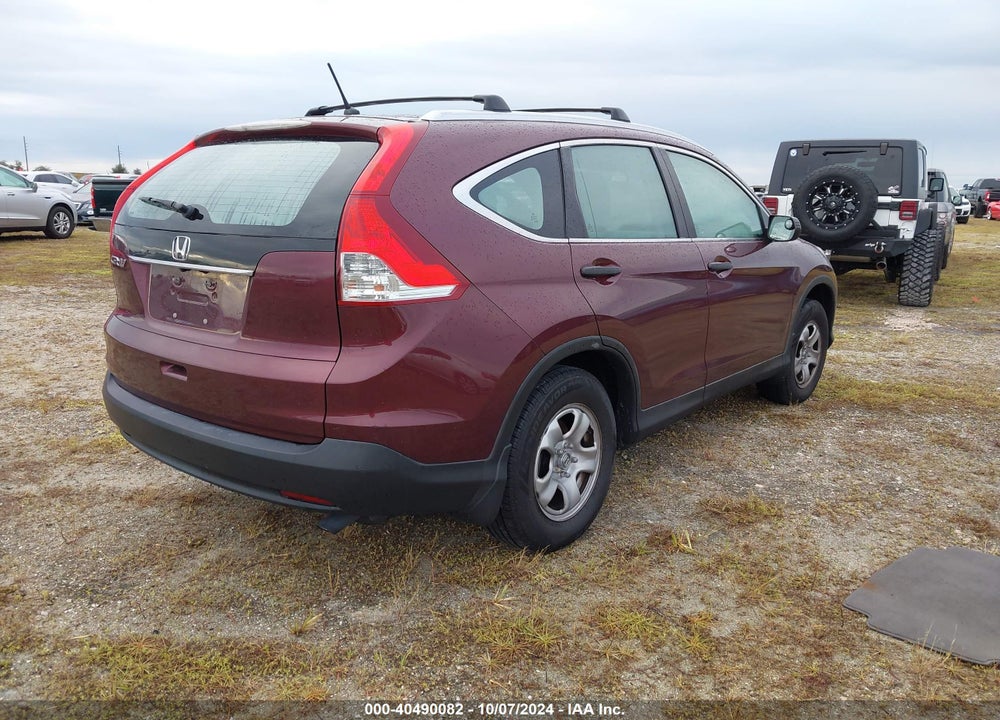 2012 HONDA CR-V LX VIN: 5J6RM3H32CL011462