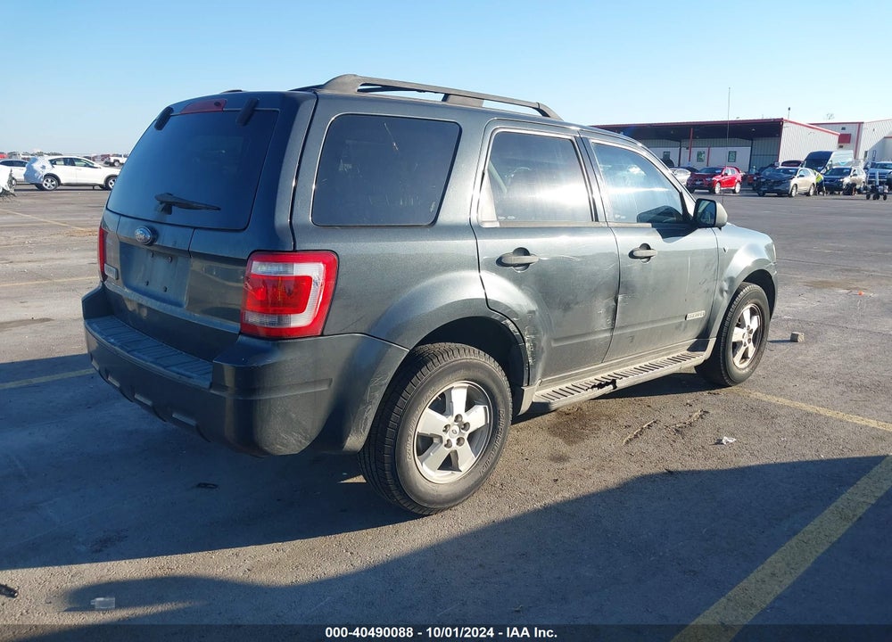 2008 FORD ESCAPE XLT VIN: 1FMCU03128KE76574
