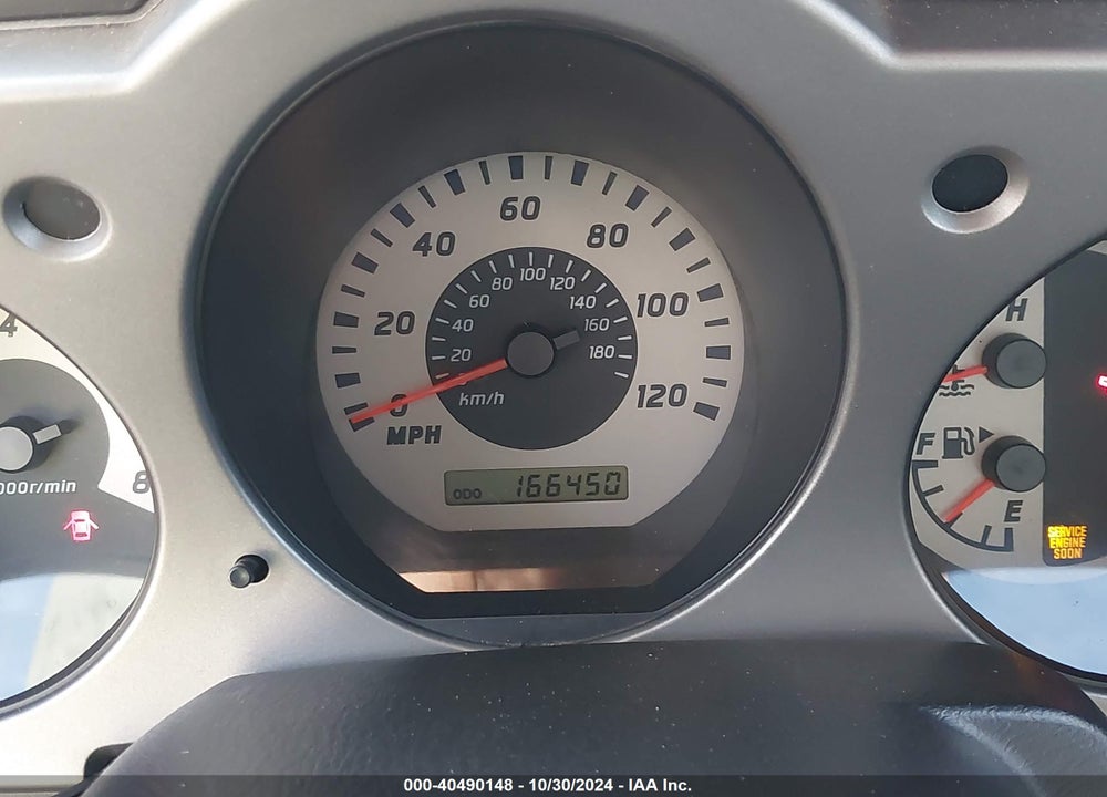 2004 NISSAN XTERRA SE S/C VIN: 5N1MD28Y94C629851