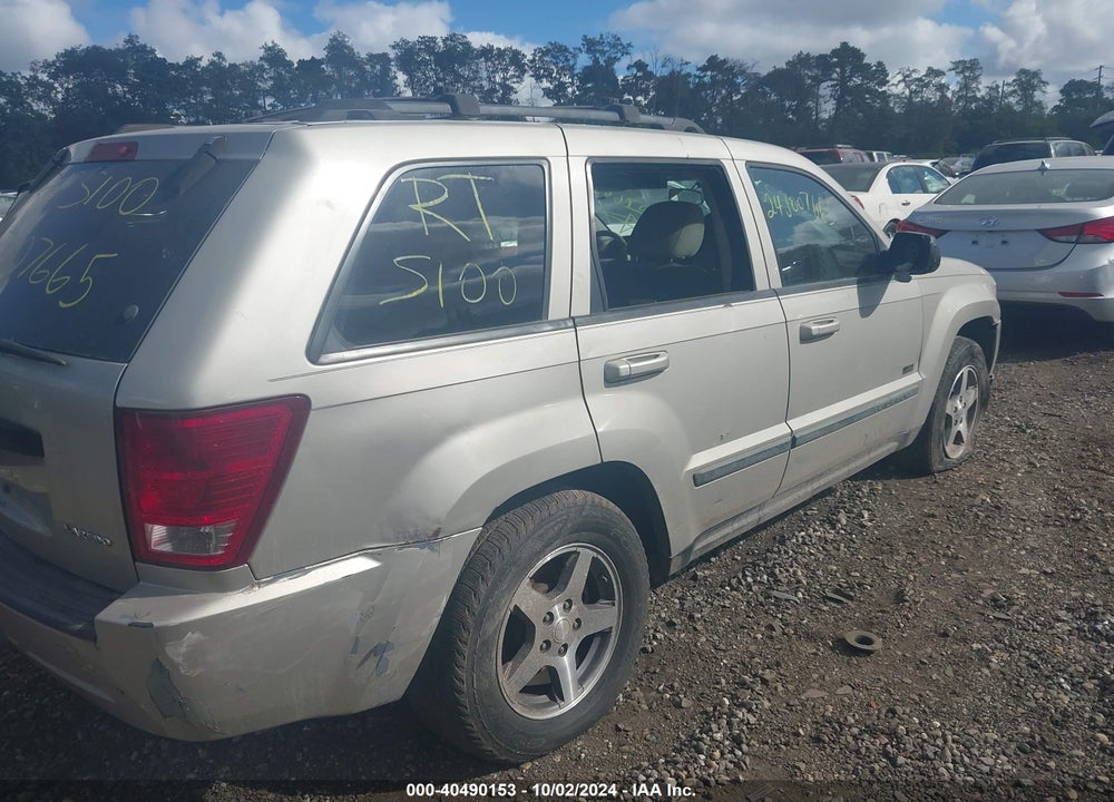 2007 JEEP GRAND CHEROKEE LAREDO VIN: 1J8GR48K47C626279