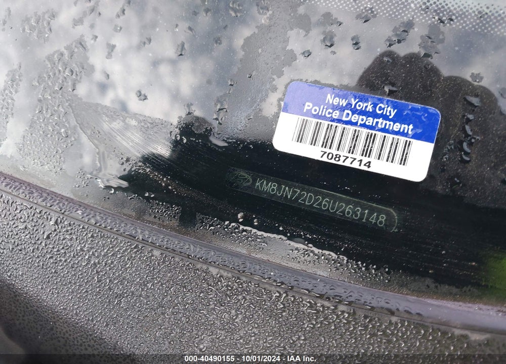 2006 HYUNDAI TUCSON GLS/LIMITED VIN: KM8JN72D26U263148