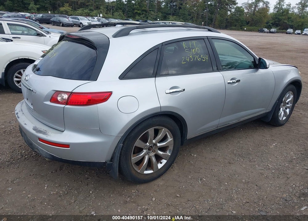 2008 INFINITI FX35 VIN: JNRAS08W68X202920