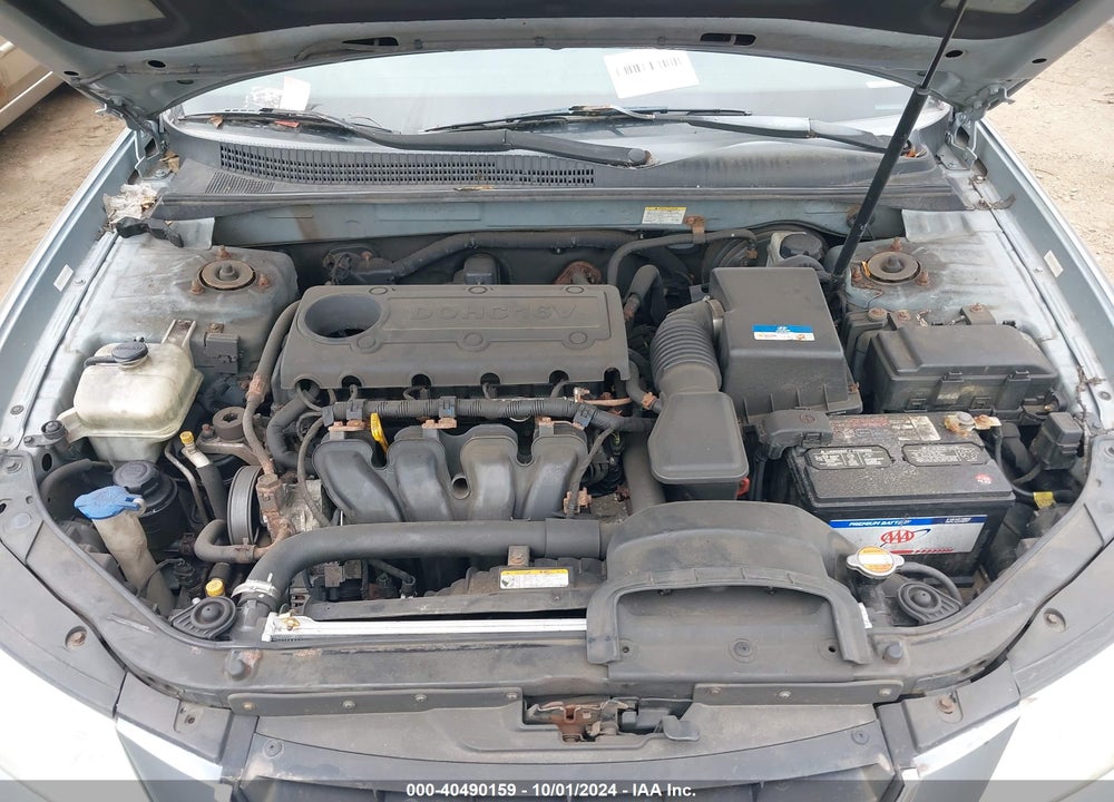 2010 HYUNDAI SONATA GLS PZEV VIN: 5NPET4AC8AH649224