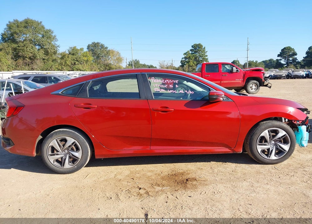 2019 HONDA CIVIC LX VIN: 19XFC2F69KE036692