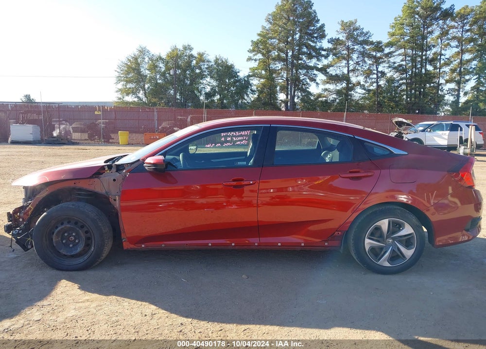 2019 HONDA CIVIC LX VIN: 19XFC2F69KE036692