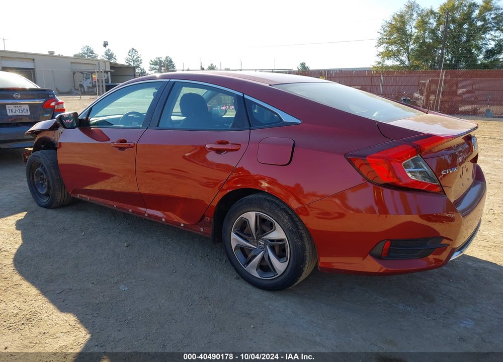 2019 HONDA CIVIC LX VIN: 19XFC2F69KE036692