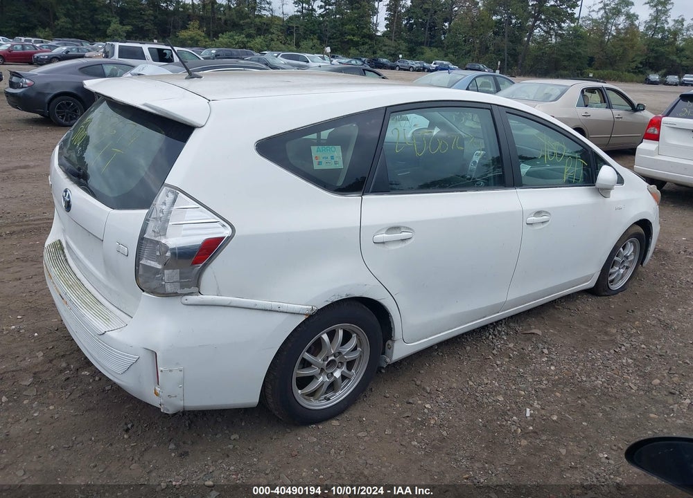 2013 TOYOTA PRIUS V TWO VIN: JTDZN3EU7D3192253