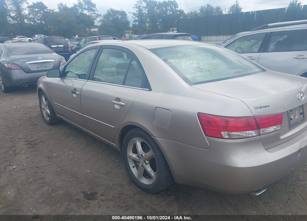 2007 HYUNDAI SONATA LIMITED/SE V6 VIN: 5NPEU46F47H157475