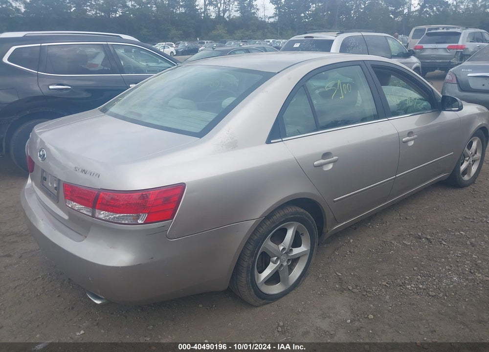 2007 HYUNDAI SONATA LIMITED/SE V6 VIN: 5NPEU46F47H157475