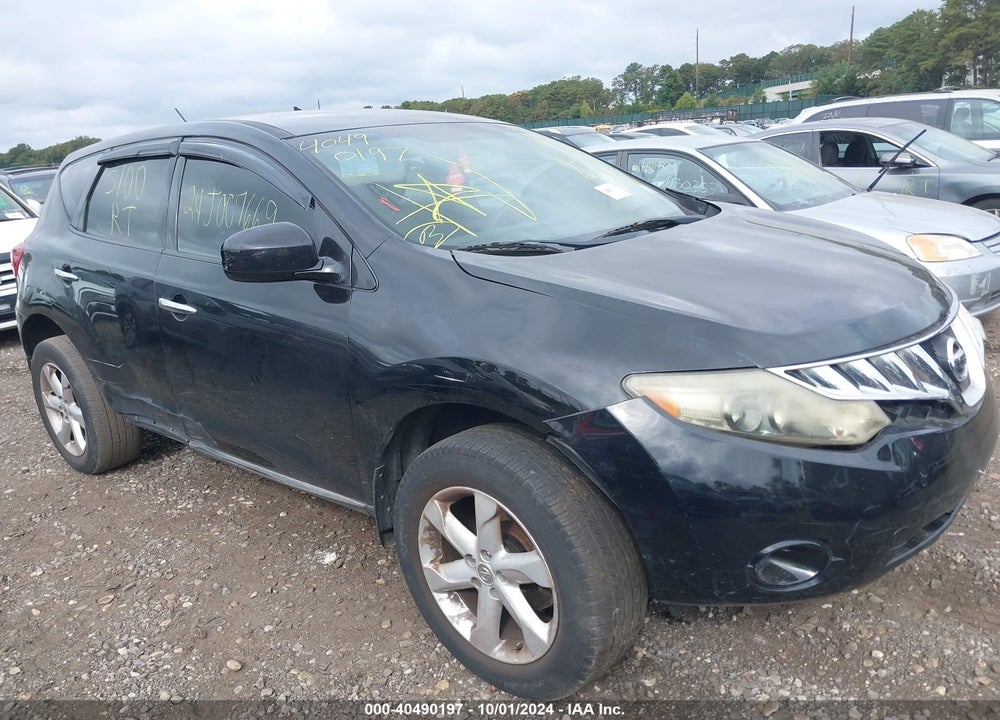 2009 NISSAN MURANO S VIN: JN8AZ18W59W130668