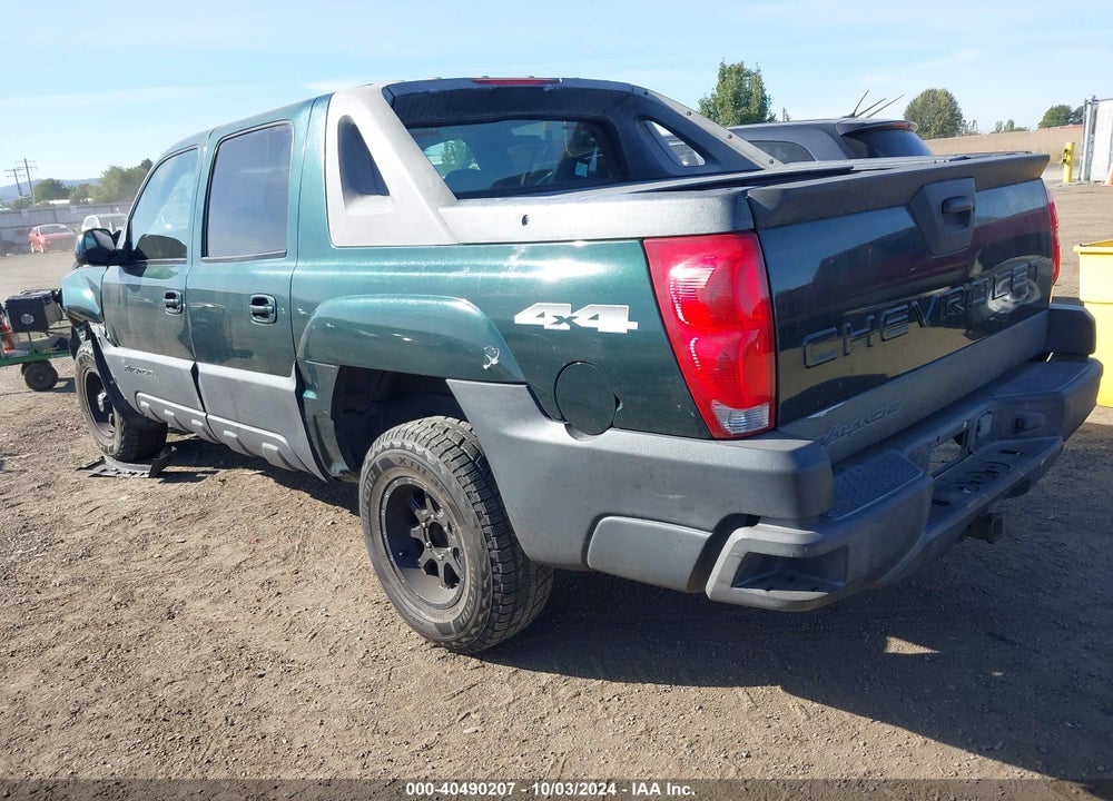 2004 CHEVROLET AVALANCHE 1500 VIN: 3GNEK12TX4G262677