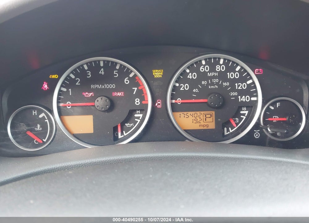 2005 NISSAN XTERRA SE VIN: 5N1AN08W65C630623
