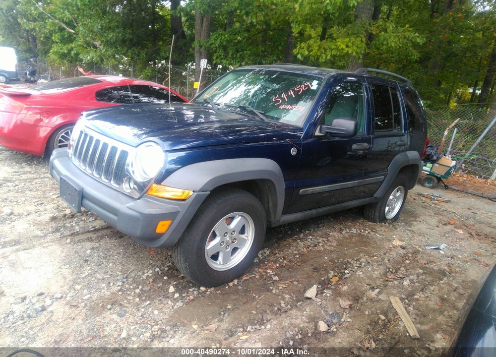 2007 JEEP LIBERTY SPORT VIN: 1J4GL48K57W544529