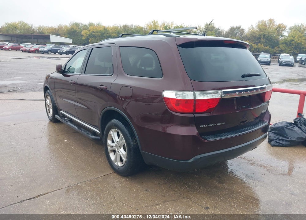 2012 DODGE DURANGO SXT VIN: 1C4RDHAG7CC260226