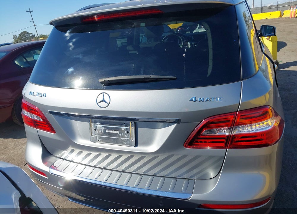 2014 MERCEDES-BENZ ML 350 4MATIC VIN: 4JGDA5HBXEA422985