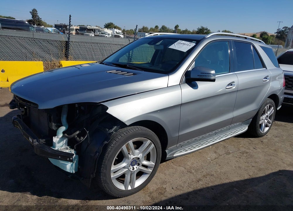 2014 MERCEDES-BENZ ML 350 4MATIC VIN: 4JGDA5HBXEA422985