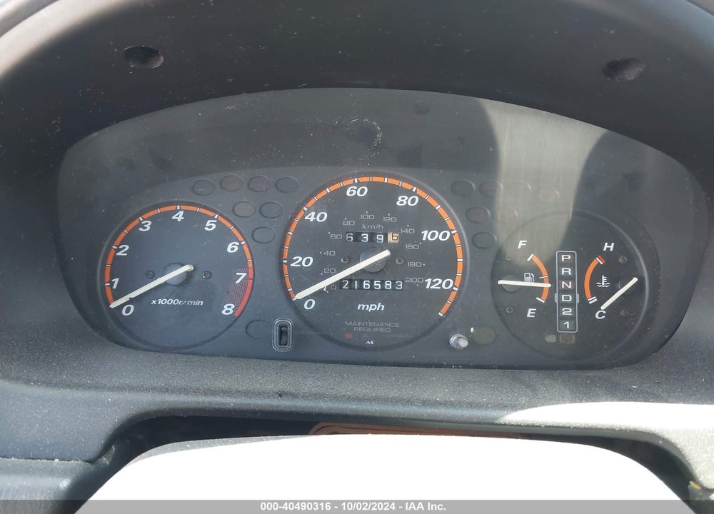 2000 HONDA CR-V EX VIN: JHLRD1867YC054726