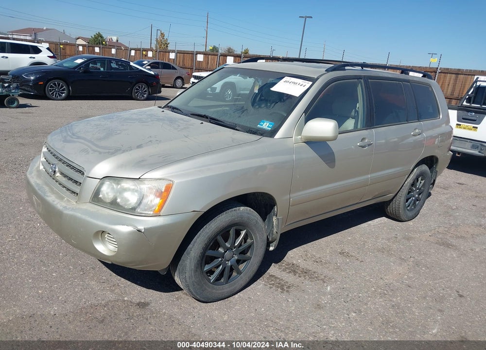 2002 TOYOTA HIGHLANDER V6 VIN: JTEHF21A520066580