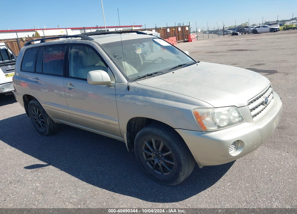 2002 TOYOTA HIGHLANDER V6 VIN: JTEHF21A520066580