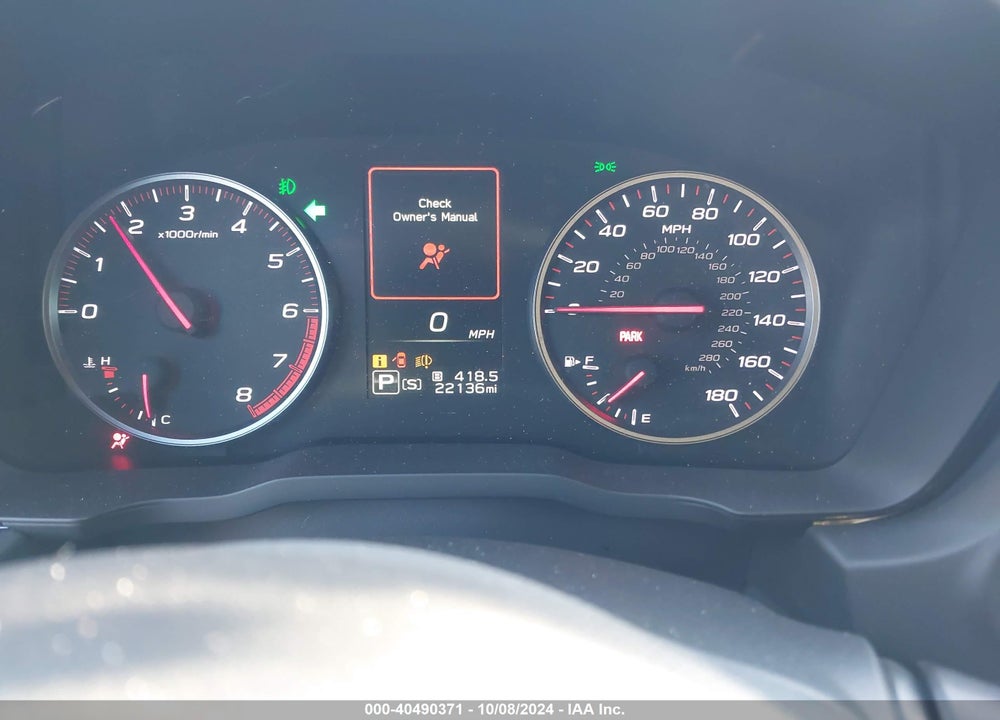 2022 SUBARU WRX PREMIUM VIN: JF1VBAH61N8005589