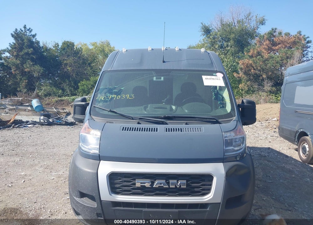 2019 RAM PROMASTER 2500 HIGH ROOF 159 WB VIN: 3C6TRVDG3KE514983