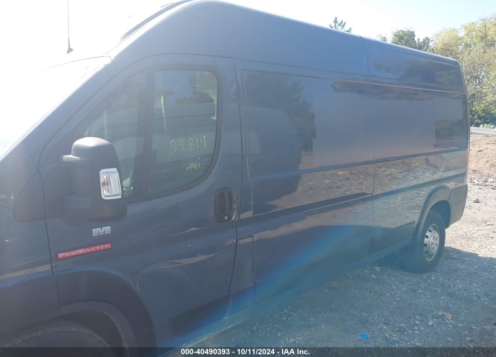 2019 RAM PROMASTER 2500 HIGH ROOF 159 WB VIN: 3C6TRVDG3KE514983