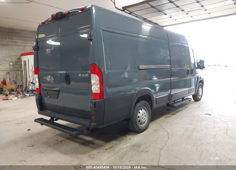 2019 RAM PROMASTER 3500 CARGO VAN HIGH ROOF 159 WB EXT VIN: 3C6URVJG8KE555442