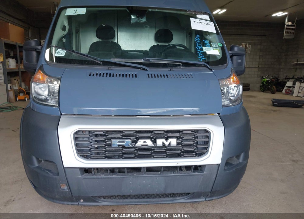 2019 RAM PROMASTER 3500 CARGO VAN HIGH ROOF 159 WB EXT VIN: 3C6URVJG8KE555442