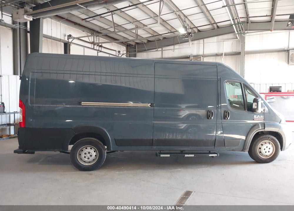 2019 RAM PROMASTER 3500 CARGO VAN HIGH ROOF 159 WB EXT VIN: 3C6URVJG3KE564453
