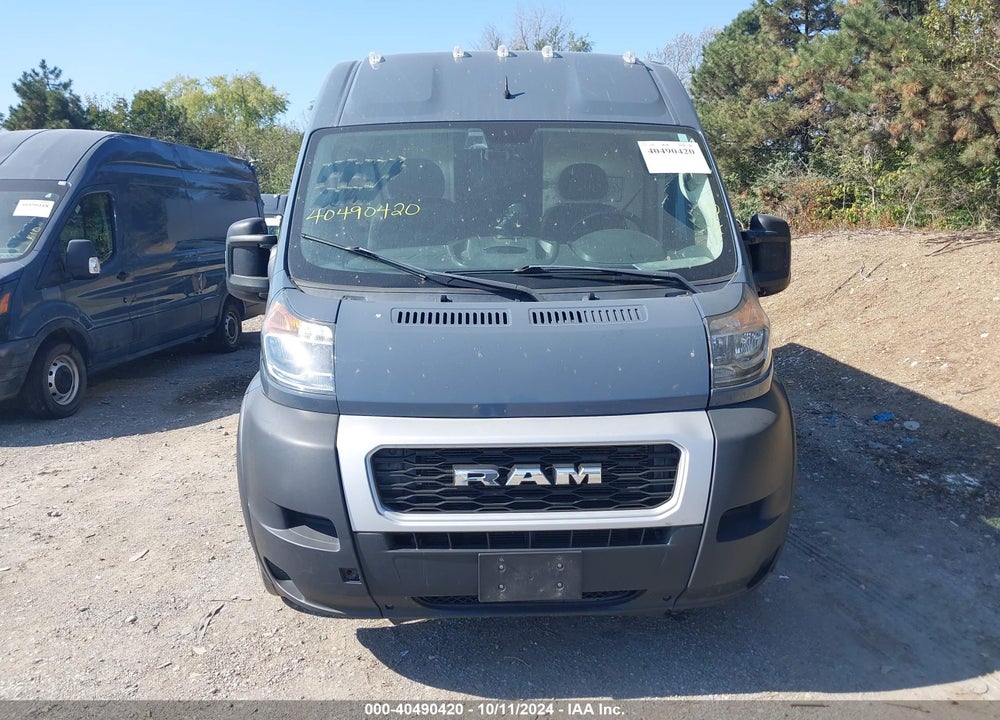 2020 RAM PROMASTER 3500 CARGO VAN HIGH ROOF 159 WB EXT VIN: 3C6URVJG7LE112507