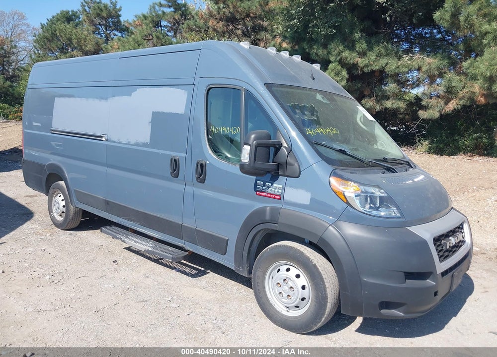 2020 RAM PROMASTER 3500 CARGO VAN HIGH ROOF 159 WB EXT VIN: 3C6URVJG7LE112507