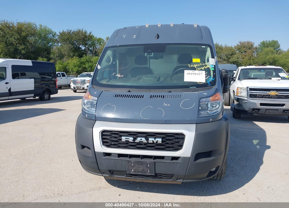 2022 RAM PROMASTER 3500 CARGO VAN HIGH ROOF 159 WB EXT VIN: 3C6MRVJGXNE112309